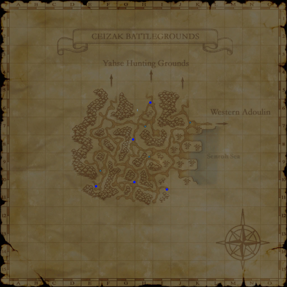 ワークスコール「物品捜索」のケイザック古戦場