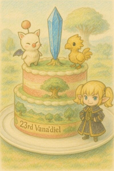FF11 23周年イラスト(AI生成)