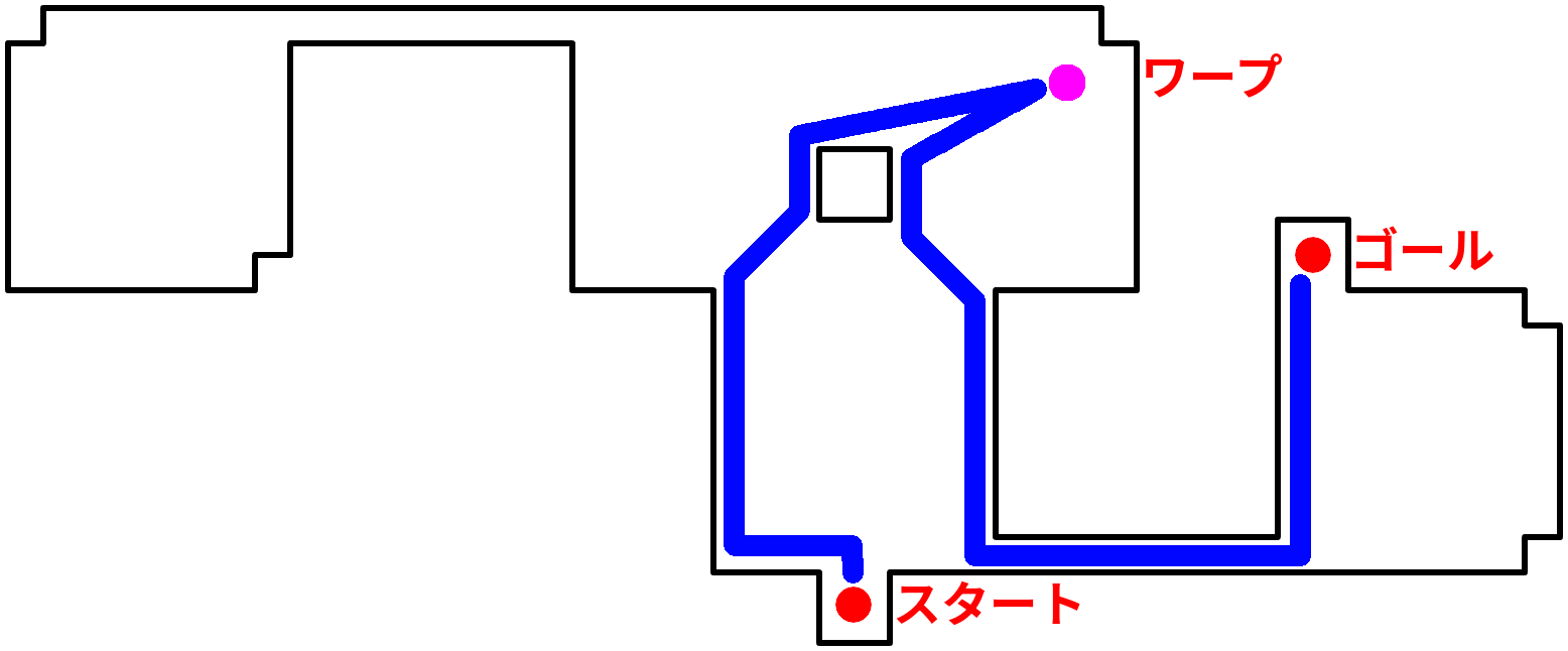 オデシー・シェオルA3層のルートマップ