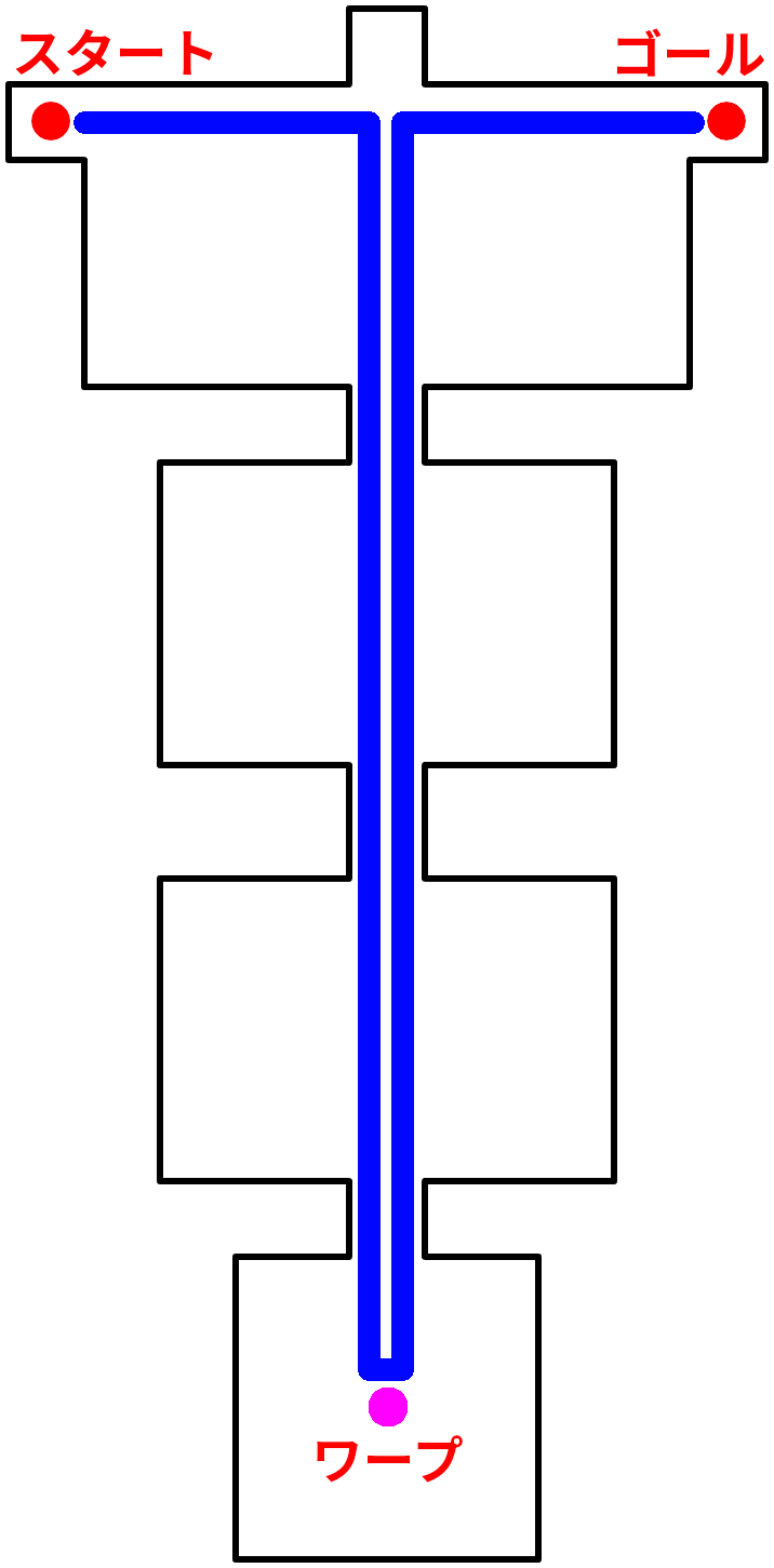 オデシー・シェオルA5層のルートマップ