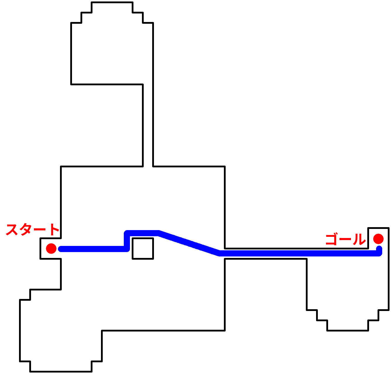 オデシー・シェオルA7層のルートマップ