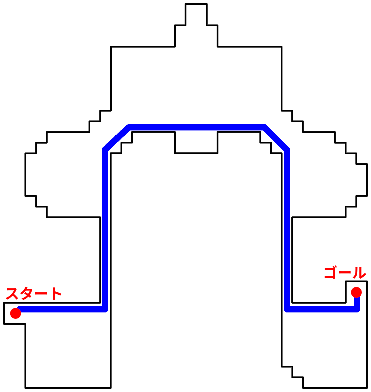 オデシー・シェオルC4層のルートマップ